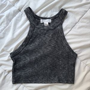 Forever 21 Gray Crop Tank Top